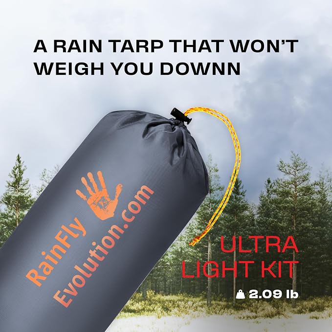 Rain Fly12x10 Lightweight Survival Camping Tarp; 100% Waterproof; Makes a Great - Image 7