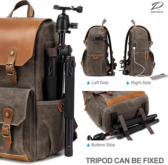Padwa Lifestyle Coffee Camera Backpack - Image 8
