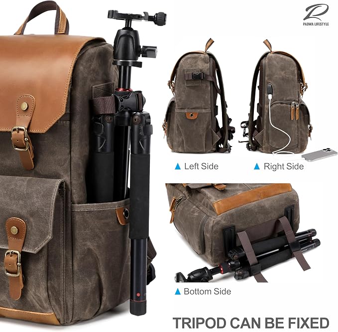 Padwa Lifestyle Coffee Camera Backpack - Image 5