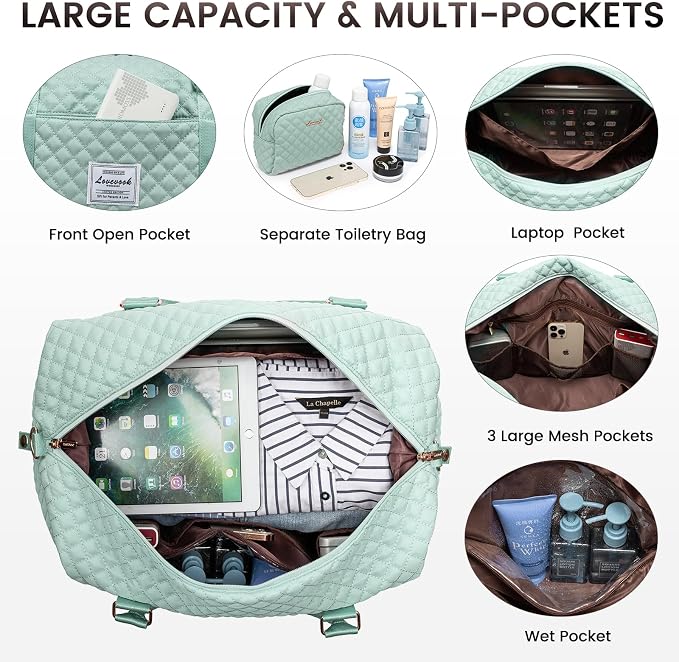 LOVEVOOK Travel Duffle Bag, Weekender Bags - Image 4