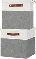 Temary Cube Storage Bins with Lids by TEMARY