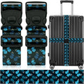 2 Pack Luggage Straps for Suitcases, Adjustable Travel Belt by ZHOMA