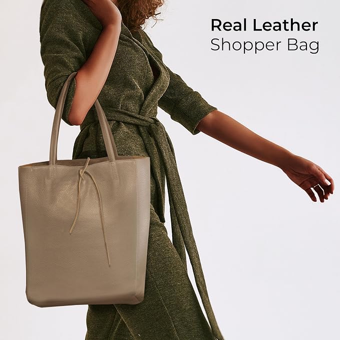 Italian Calf Leather Tote for Women - Image 8