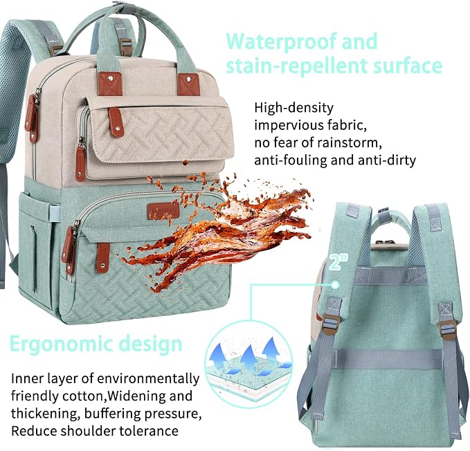 Diaper Bag Backpack, Baby Diaper Bag - Image 8