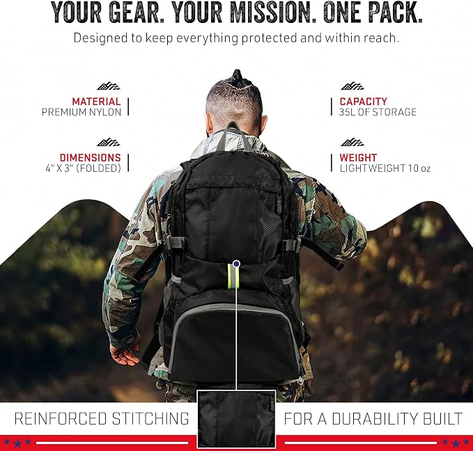 Ready Pack 35L — Foldable Backpack - Image 7