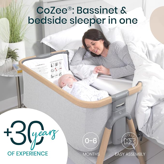 CoZee® 2-in-1 Baby Bassinet & Bedside Sleeper - Image 2