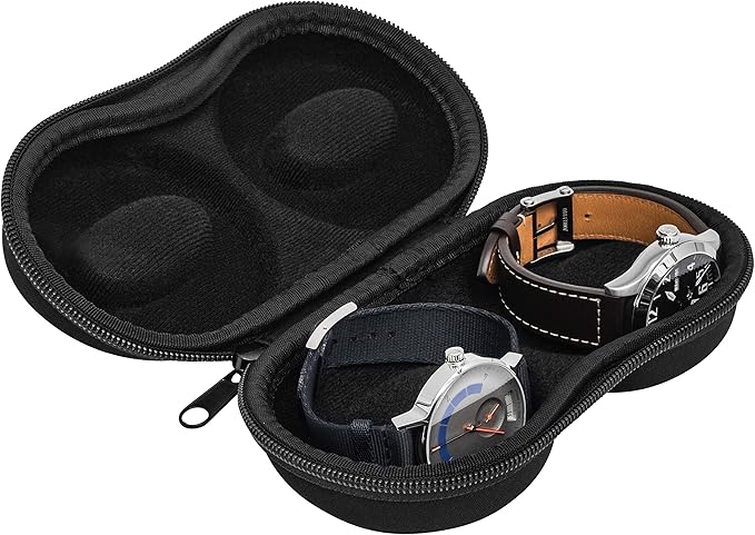 Double Watch Travel Case Storage Holder Box - Image 6