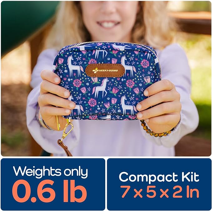 KeepGoing Travel First Aid Kit for Kids – 130 Pc. for Car, Diaper Bag & Backpack - Image 4