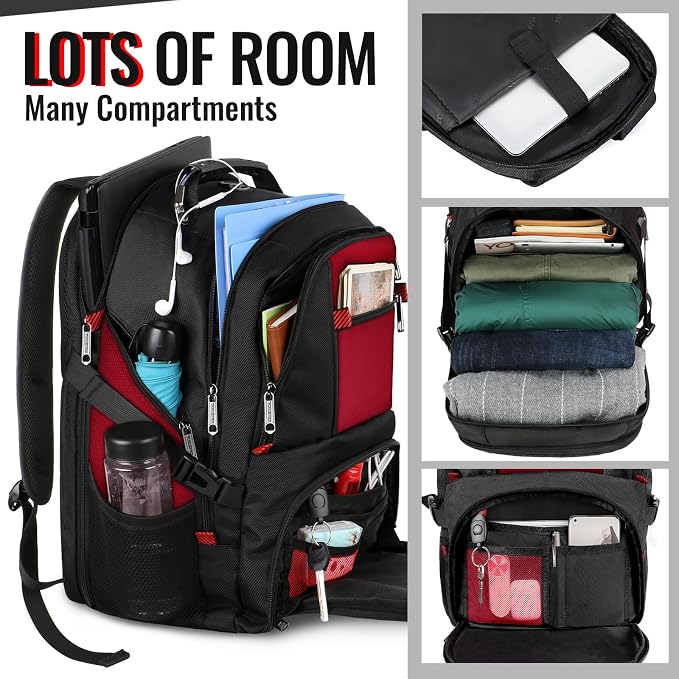 YOREPEK 18.4 Laptop Backpack, Large Backpacks Fit Most 18 Inch Laptop - Image 2