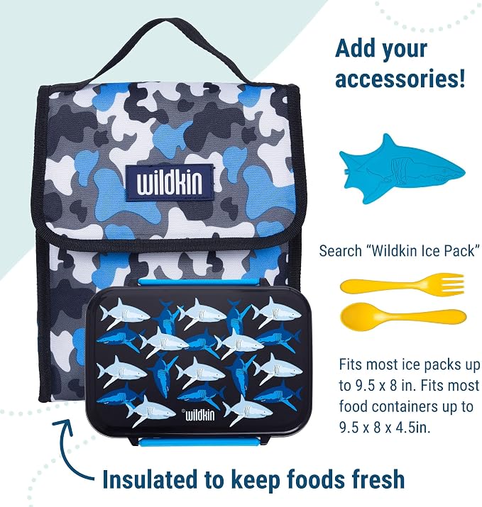 Wildkin Kids Insulated Lunch Bag – Reusable, School & Travel - Image 4