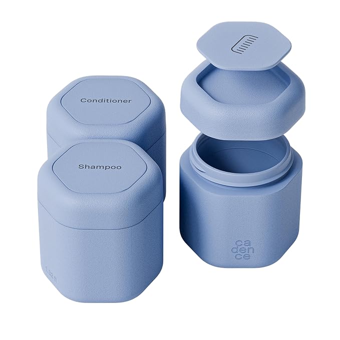 Cadence Travel Containers Haircare Capsule Set by KeepYourCadence