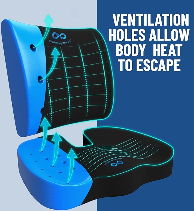 Everlasting Comfort Doctor Recommended Memory Foam Seat Cushion - Image 3