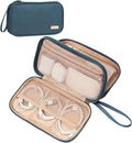 NISHEL Travel Cord Organizer Case, Double Layers Tech Electronic Bag, Essentials by NISHEL