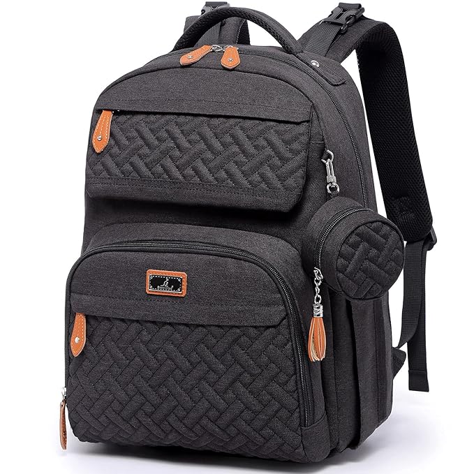 BabbleRoo Diaper Bag Backpack, Travel Backpack by BabbleRoo