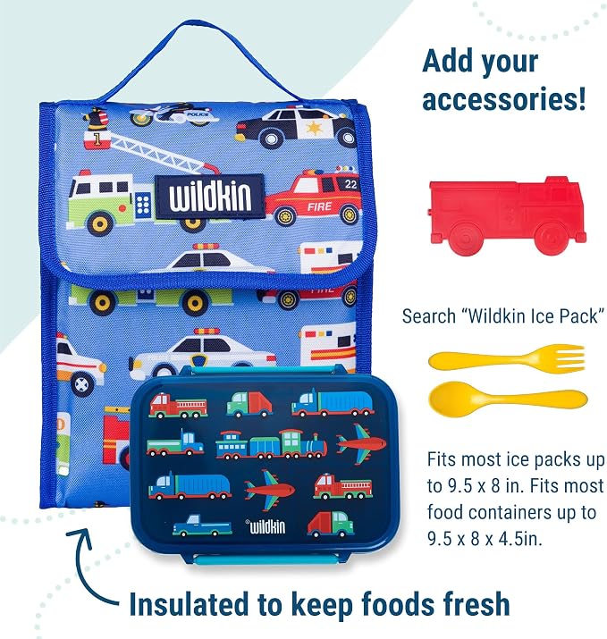 Wildkin Kids Insulated Lunch Bag – Reusable, School & Travel - Image 5