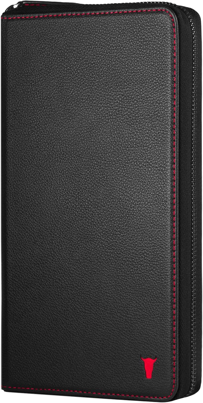 TORRO Premium Leather Family Travel Wallet, RFID Blocking Travel Organizer by TORRO