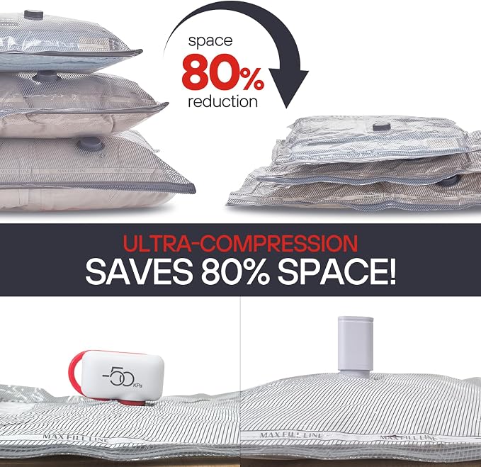 VMstr 9 Pack Vacuum Storage Bags - Image 3