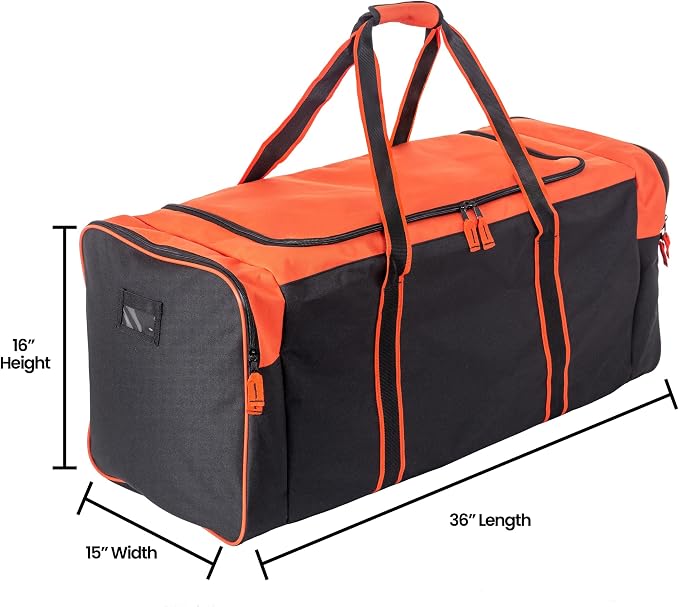 Jetstream Heavy Duty Multi Pocket Durable Sports Gym Equipment Travel Duffel Bag - Image 4