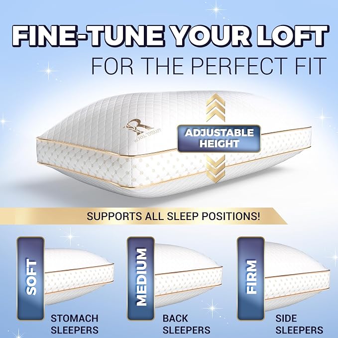 Royal Therapy Queen Memory Foam Pillows 2-Pack - Image 3