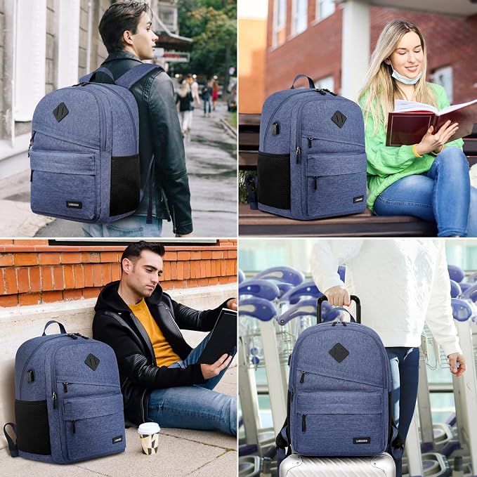 School backpack for Teen Boy, 15.6 inch Laptop Backpack - Image 7