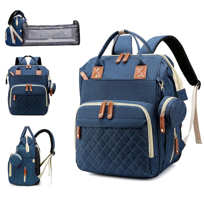 Diaper Bag, Backpack with Changing Station, Waterproof Baby Bag by Awanhe