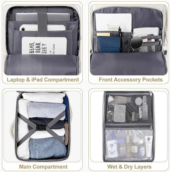 Travel Backpack, Carry on Flight Approved Backpack - Image 8
