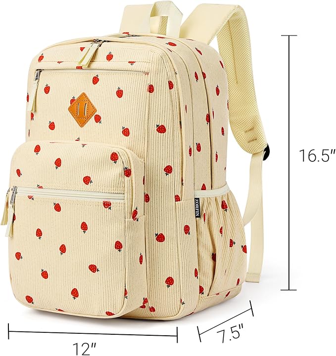 ZORFIN 26L Backpack for College, and Travel: Corduroy Bookbag - Image 2