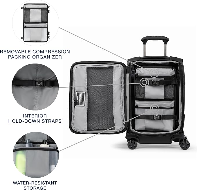 Travelpro Crew Classic Lightweight Softside Expandable Carry on Luggage - Image 5