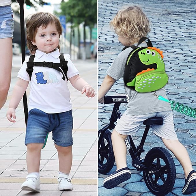 Accmor Toddler Harness Backpack Leash, Cute Dinosaur Kids Backpacks - Image 6