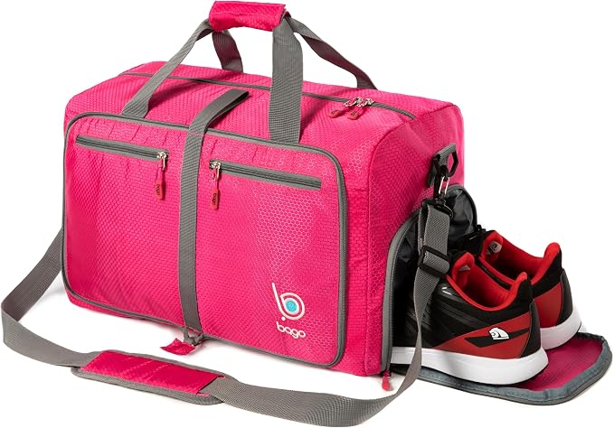 Bago Foldable Duffel Bags for Traveling Women & Men - 40L Sports Packable - Image 8