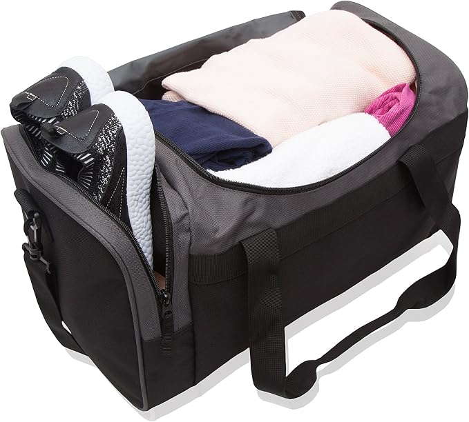 Jetstream Heavy Duty Multi Pocket Durable Sports Gym Equipment Travel Duffel Bag - Image 2