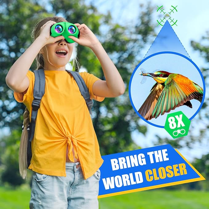 LET'S GO! Binocular for Kids, Compact High Resolution Shockproof Binoculars - Image 3