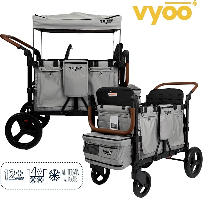 Keenz VYOO Stroller Wagon with Canopy - Image 2