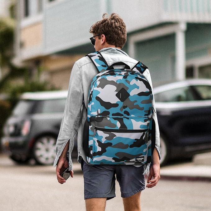 School Backpack, Bookbag Men and Teen Boy Schoolbag - Image 2