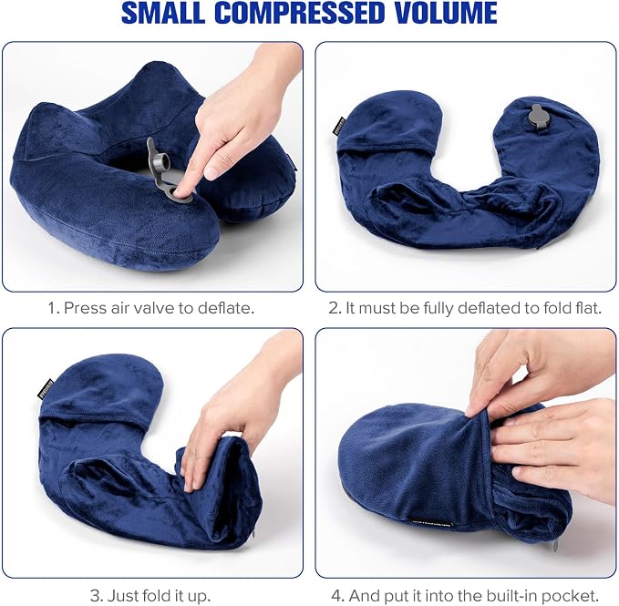 Rewondah Inflatable Travel Pillow - Image 6