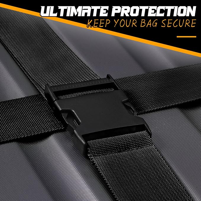 Eccliy 12 Pack Luggage Straps Suitcase Belts Wide Adjustable Packing Straps - Image 5