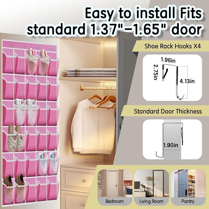 Over the Door Shoe Organizer - Image 6