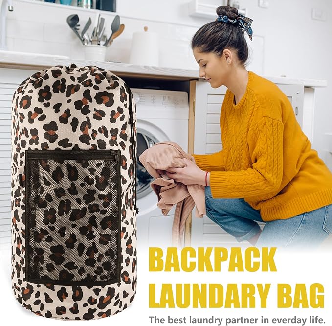 Laundry Bag Backpack, Extra Large Travel Laundry Bag - Image 2