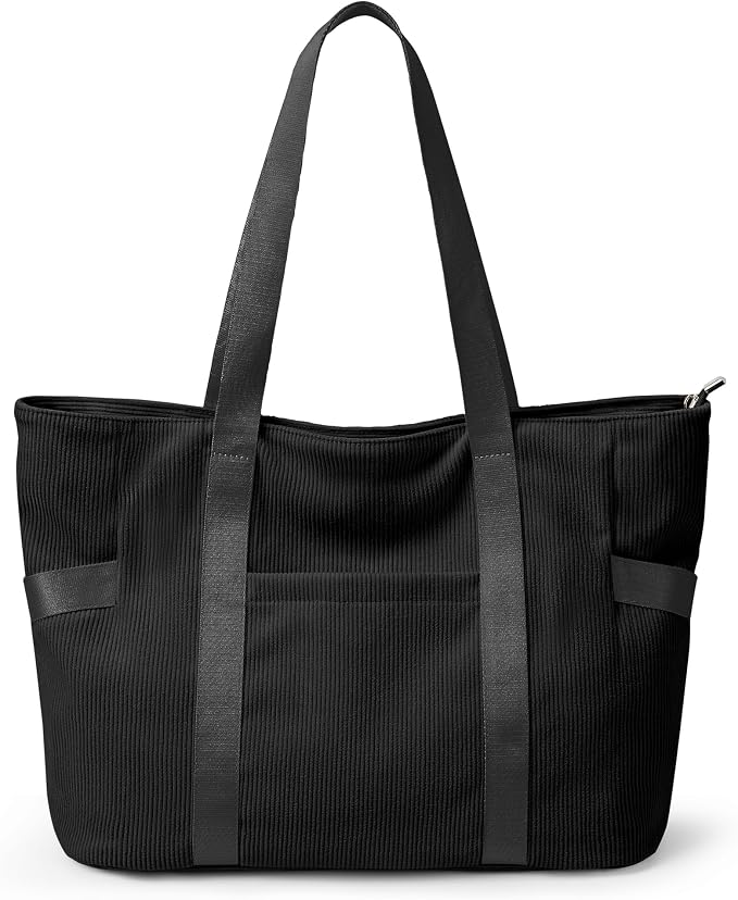 Tote Bag for Women with Zipper, Travel Tote Bags with Compartments Large by Unknown
