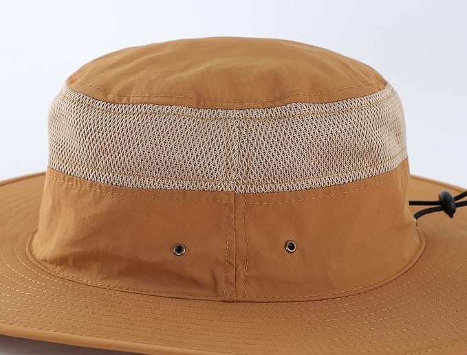 Home Prefer UPF 50+ Men's Sun Hat Wide Brim Bucket Hat UV Protection Hat - Image 6