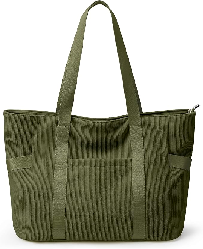 Tote Bag for Women with Zipper, Travel Tote Bags with Compartments Large by Unknown