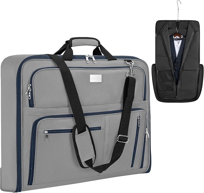 AKOZLIN Travel Luggage Garment Bag Foldable Hanging Suit Bag - Image 8
