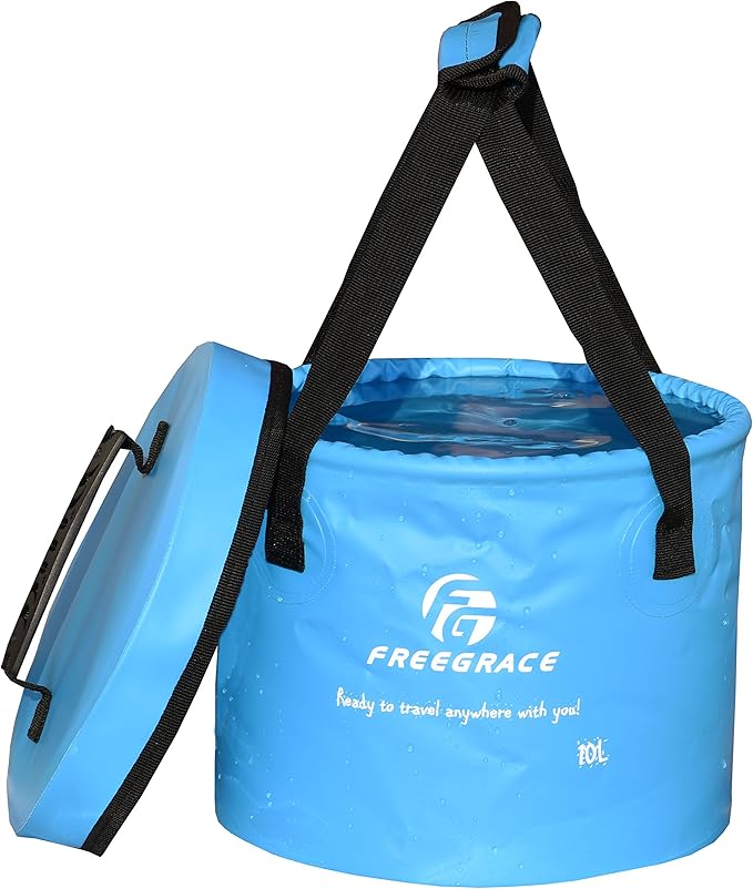 Premium Collapsible Bucket by Freegrace by Freegrace