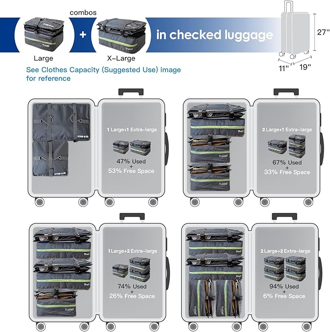 Stow-N-Go Portable Hanging Travel Shelves, Packing Organizer - Image 5