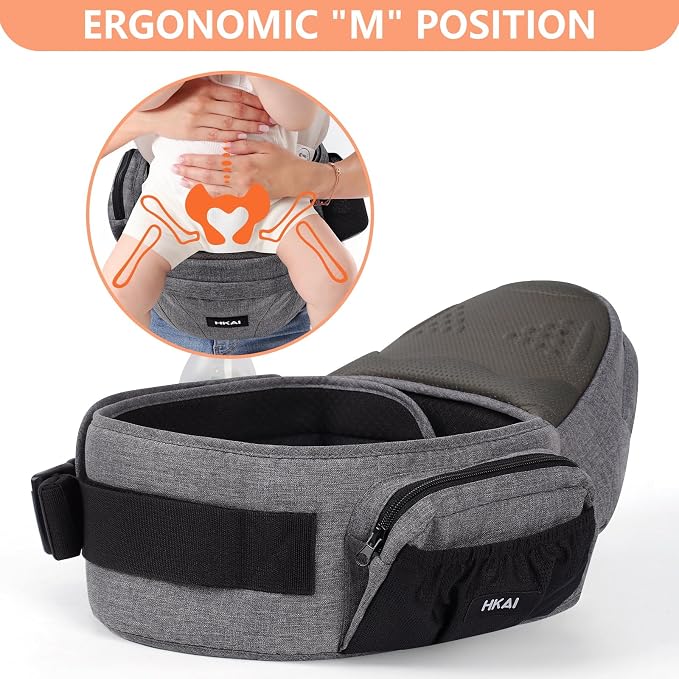 HKAI Baby Hip Carrier, Mom’s Choice Award Winner, Baby Carrier - Image 4