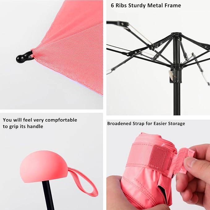 BAODINI Travel Mini Umbrella for Purse - Image 6