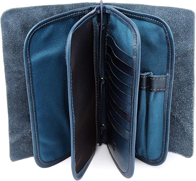 Genuine Leather Nomad Organizer Travel Wallet | Women's Wallet Clutch Passport - Image 8