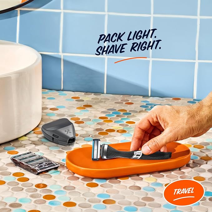 Dollar Shave Club | Travel Shave Set | 4 Swift Rinse Refill Cartridges - Image 3