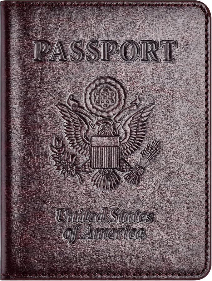 Passport Holder with Vaccine Card Slot Combo, Passport Wallet/ Cover/ Case by welcometoEoehro