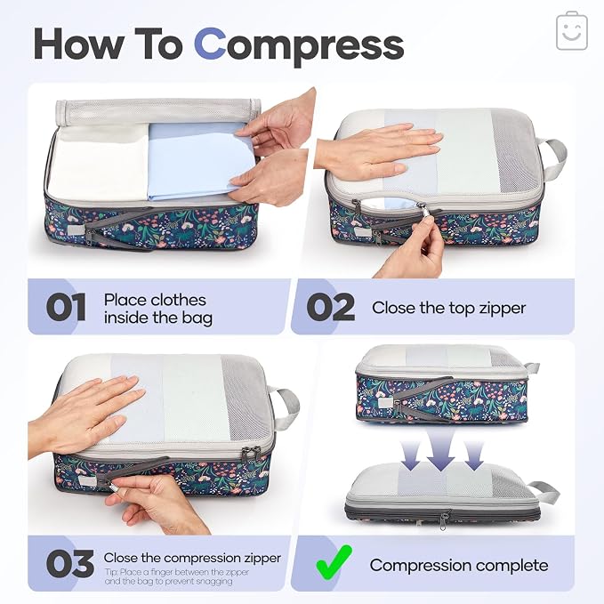 Veken 9/11 Set Compression Packing Cubes - Image 3